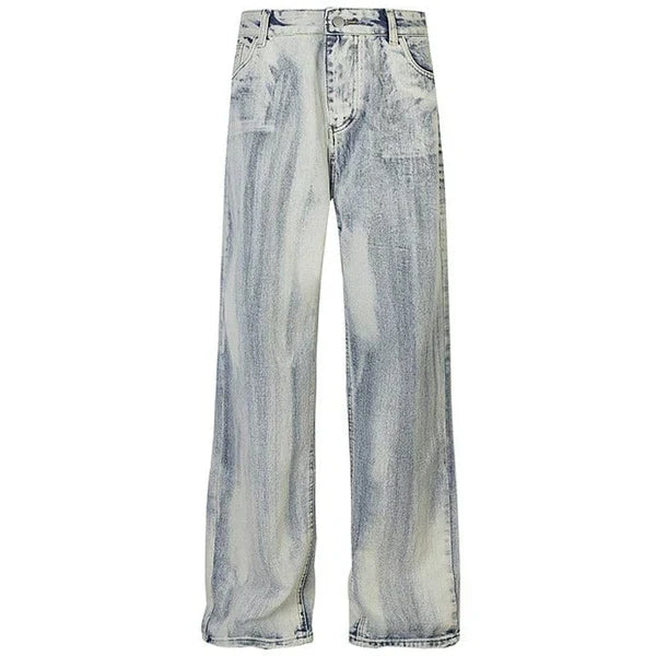 MELTEDSMILE® LOOSE FIT ACID WASHED SKATE JEANS