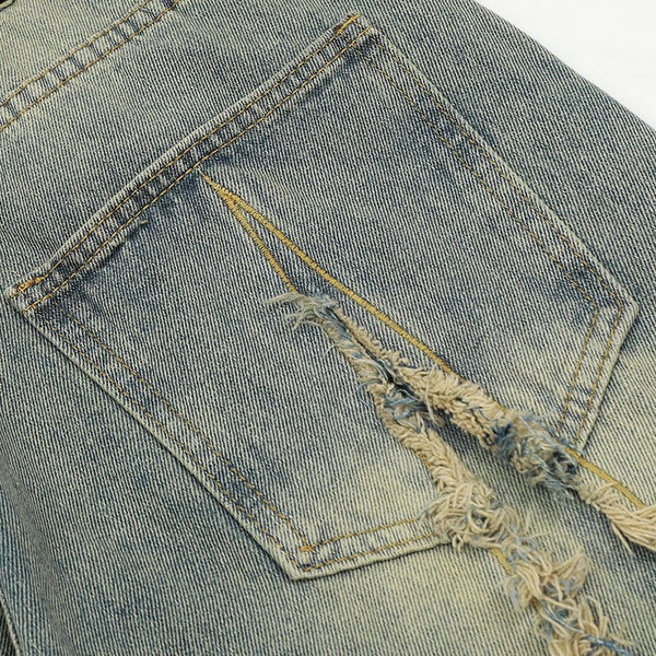 MELTEDSMILE® AMERICAN STYLE JEANS – FRAYED CROSS EDITION