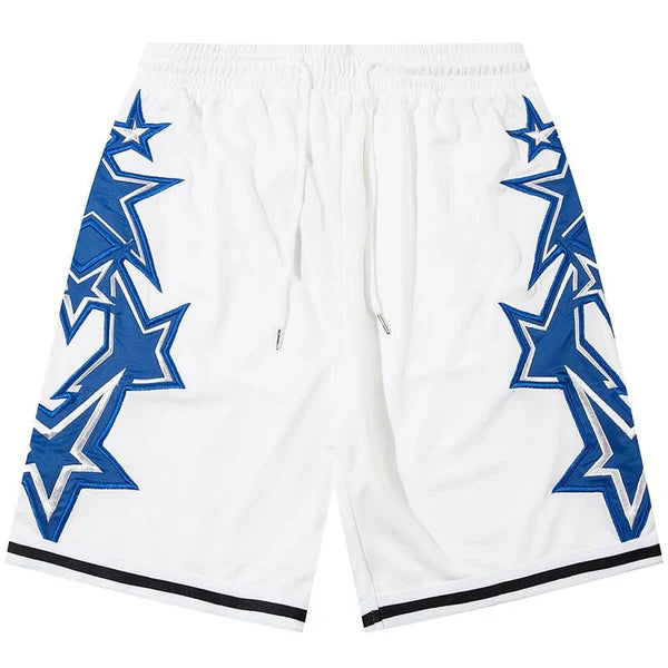 MELTEDSMILE® AMERICAN STYLE SHORTS - EMBROIDERY STAR