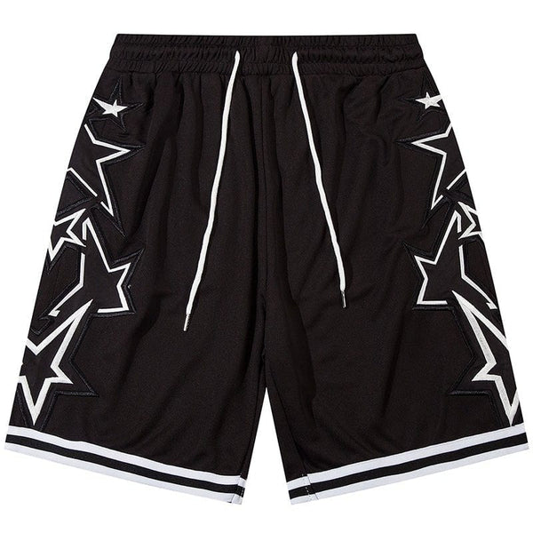 MELTEDSMILE® AMERICAN STYLE SHORTS - EMBROIDERY STAR