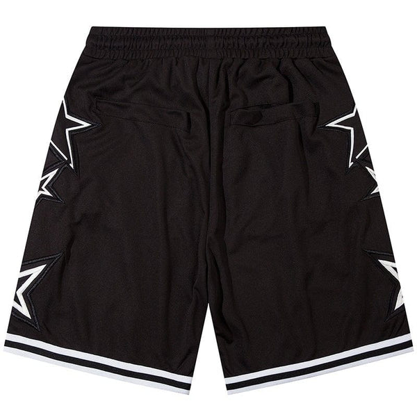 MELTEDSMILE® AMERICAN STYLE SHORTS - EMBROIDERY STAR