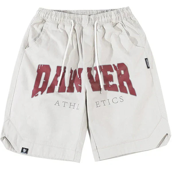 MELTEDSMILE ATHLETIC SHORTS - LETTER PRINT