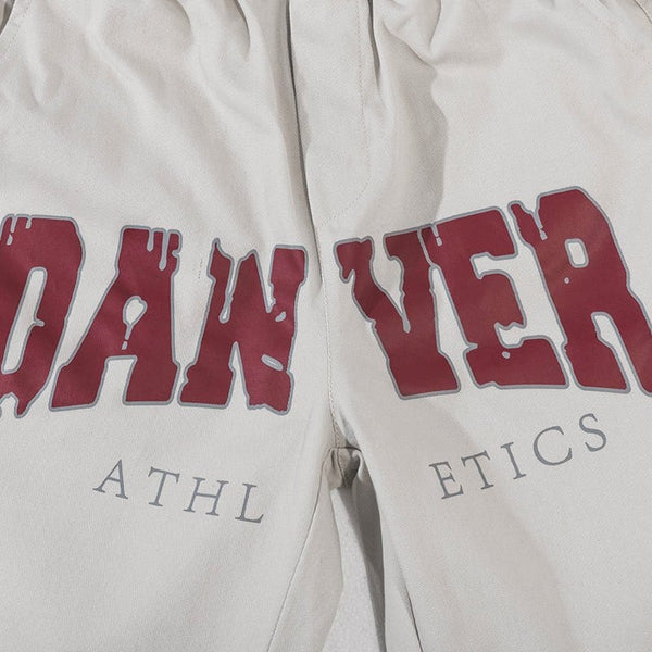 MELTEDSMILE ATHLETIC SHORTS - LETTER PRINT