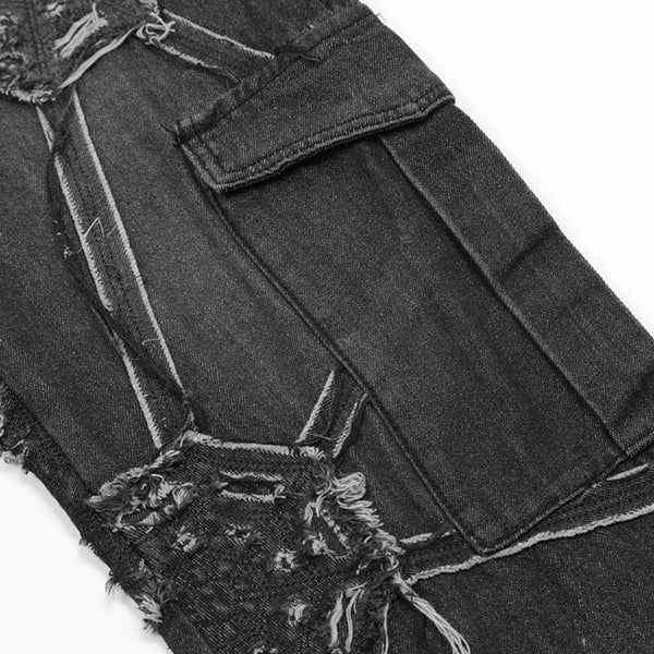 MELTEDSMILE® VINTAGE WASHED WIDE-LEG JEANS – GEAR EDITION