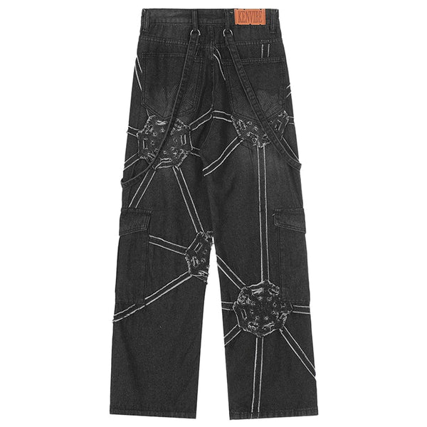 MELTEDSMILE® VINTAGE WASHED WIDE-LEG JEANS – GEAR EDITION