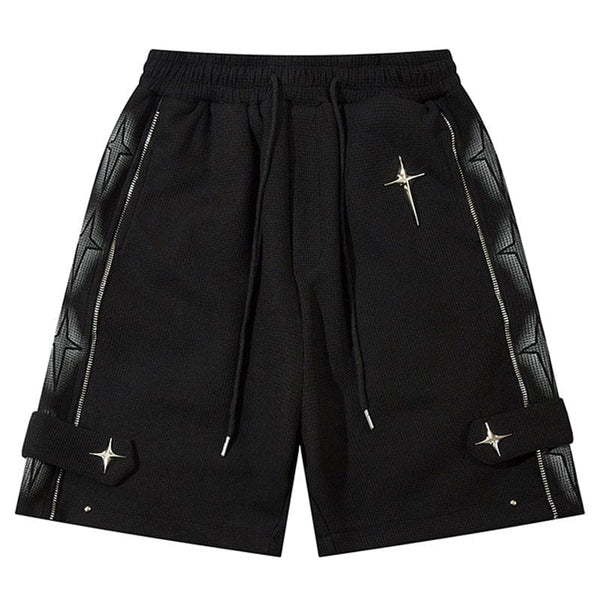 MELTEDSMILE® WAFFLE SHORTS - CROSSED ASTEROIDS
