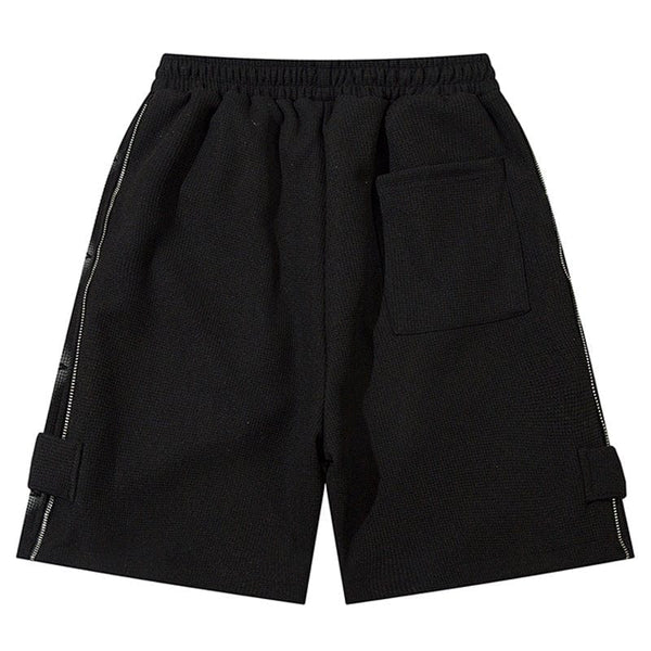 MELTEDSMILE® WAFFLE SHORTS - CROSSED ASTEROIDS