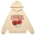 MeltedSmile® Chic Pullover Hoodie Cherries