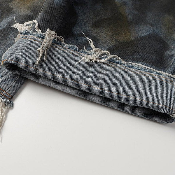 MELTEDSMILE® VINTAGE RIPPED FRAYED DENIM SHORTS