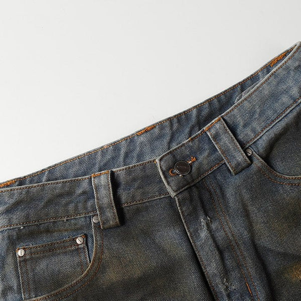 MELTEDSMILE® VINTAGE RIPPED FRAYED DENIM SHORTS