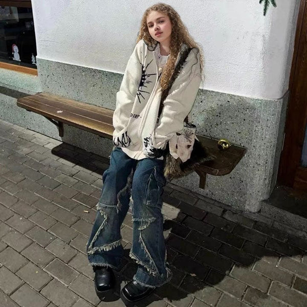 MELTEDSMILE® CARGO JEANS – FRAYED STAR EDITION