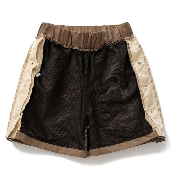 MELTEDSMILE® AMERICAN STYLE BASKETBALL SHORTS - SIDE BUTTON
